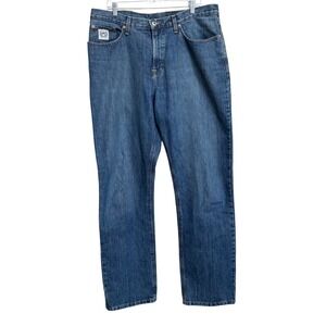 Cinch Silver Label Men Blue Straight Leg Denim Jeans MB92834013 Size 40 Long